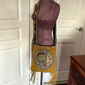 Vintage Handmade Festival Tote Bag.